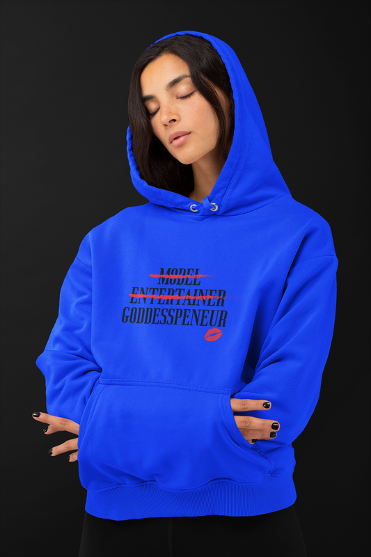 GoddessPeneur “MODEL” Hoodie - Royal Blue