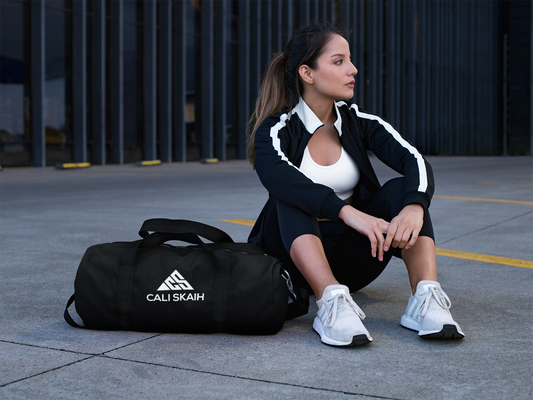 Cali Skaih Duffle Bag -White Logo